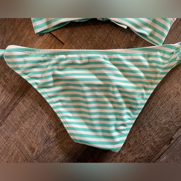 Shade & Shore Stripe Bikini Medium Excellent Condition - Picture 6 of 8
